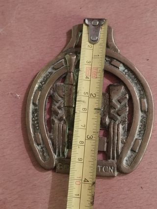 Fivela Latão Sela Cavalo - Trator Boddington