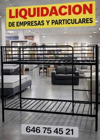 LIQUIDACION LITERAS 90CM EMPRESAS Y PARTICULARES!!