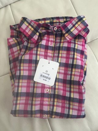 Camisa cuadros M Nueva