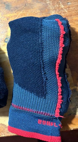 esquí: Botas 20.5, calcetines, guantes, gafas