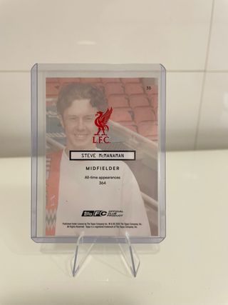 Steve McManaman /25 Topps Focus Liverpool