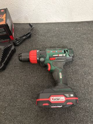 Taladro Percutor Parkside 20V + Batería y Cargador