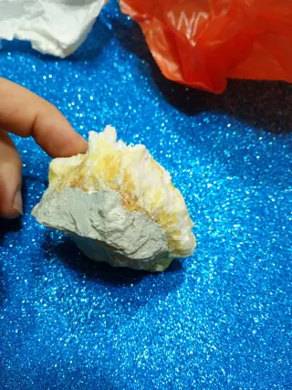 Celestina Zolfo Minerale Grezzo