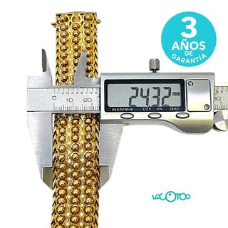 Pulsera Oro 18K Malla Ancha 58,60g