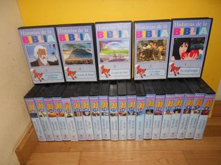HISTORIAS la BIBLIA COLECCION casi COMPLETA 25 VHS