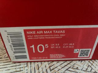 Nike Air Max Tavas Gris T44,5