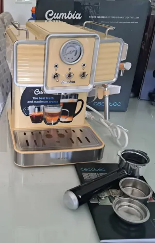 Cecotec Cafetera Express Power Espresso 20 Amarill