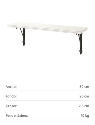 Balda blanca Ikea