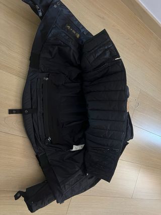 Chaqueta Moto SPIDI Mujer Negra y Blanca Talla XS