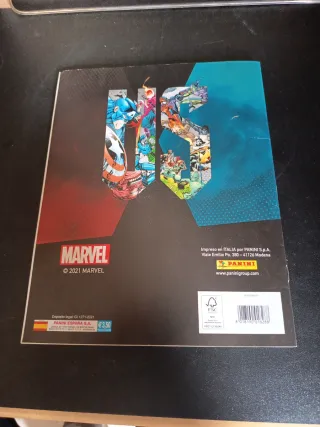 Álbum Cromos Panini Marvel Versus