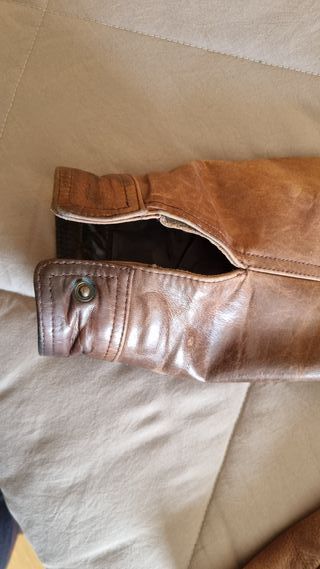 Cazadora de piel de calidad