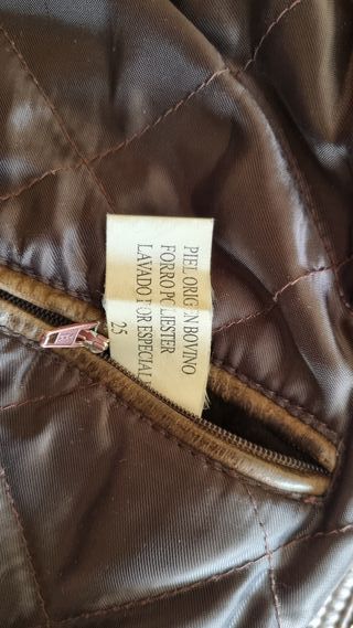 Cazadora de piel de calidad