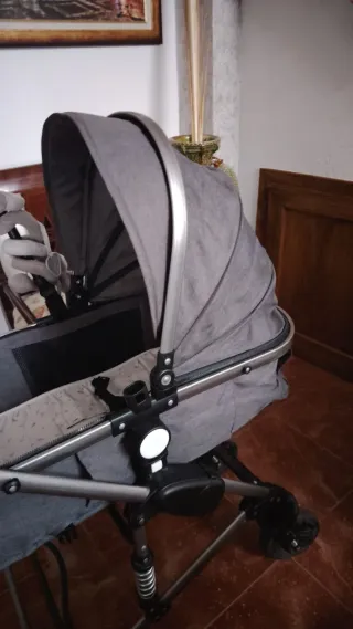 Pack carrito bebé convertible y silla coche