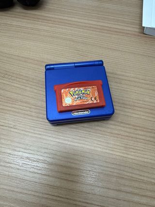 Nintendo Game Boy Advance SP Azul Y Pokemon