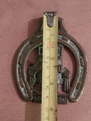 Fivela Latão Sela Cavalo - Carro Boddington