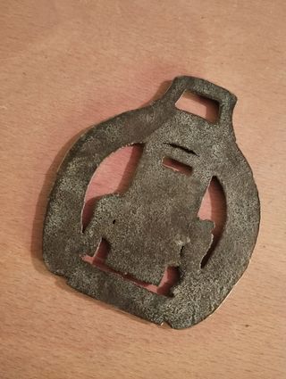 Fivela Latão Sela Cavalo - Carro Boddington