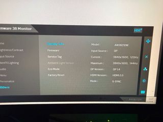 Monitor Curvo Alienware 38 pulgadas