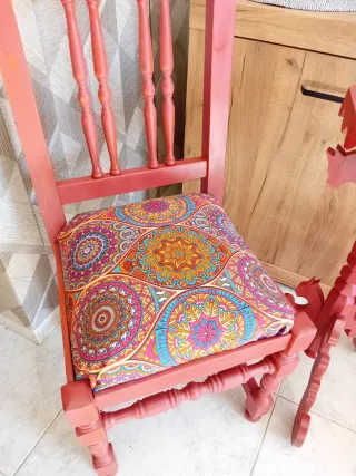 Sedia in legno massiccio castigliana