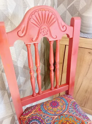 Sedia in legno massiccio castigliana