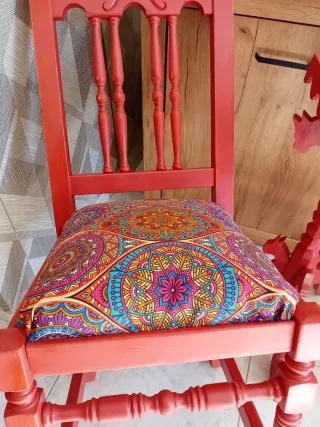 Sedia in legno massiccio castigliana