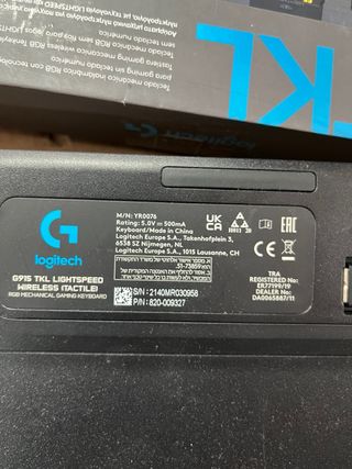 Teclado Gaming Logitech G915 TKL #030958