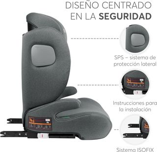 KikkaBoo Silla Coche Grupo 2-3 ISOFIX (15-36 kg)
