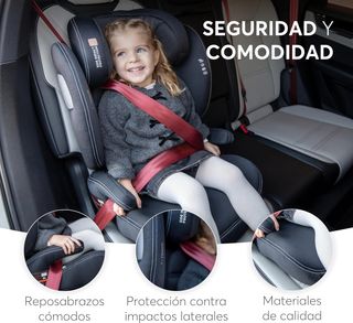 KikkaBoo Silla Coche Grupo 2-3 ISOFIX (15-36 kg)
