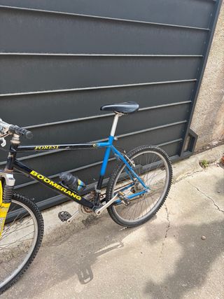 Bicicleta Boomerang Forest Negra y Azul