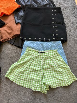 Lote!! gonne corte Zara XS