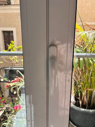 Puerta doble de ventana grande