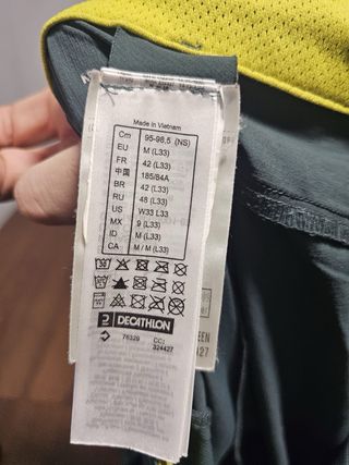 Pantalón Trekking Forclaz Anti Mosquitos Verde