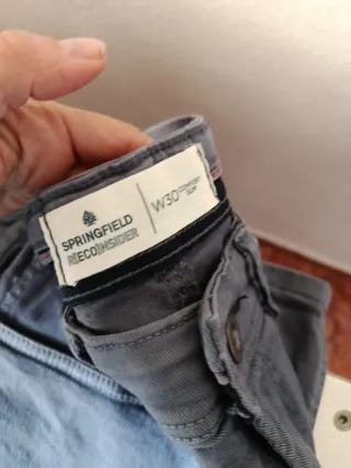 Lote de 3 pantalones chinos de hombre Springfield