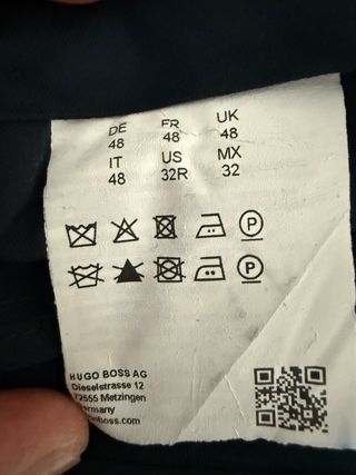 Traje Hugo Boss Negro Talla 48