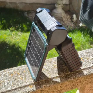 Ventilatore ricaricabile solare o USB-C molto silenzioso
