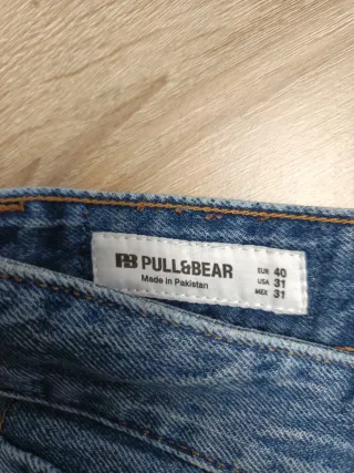 Pantalón vaquero Pull&Bear azul