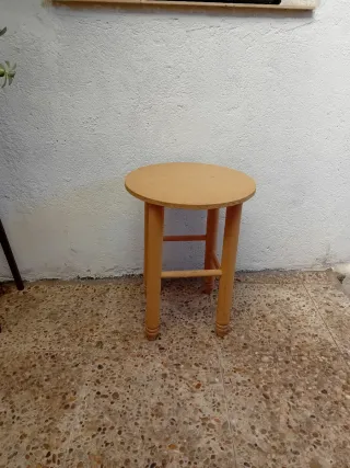 Mesa camilla redonda pequeña