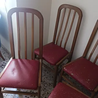 6 Sillas de Comedor Madera