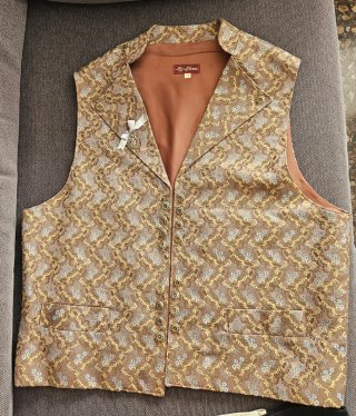 Chaleco Fallero marrón de Llorca Talla 54