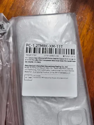 2 Fundas Silicona Transparente Xiaomi 11T