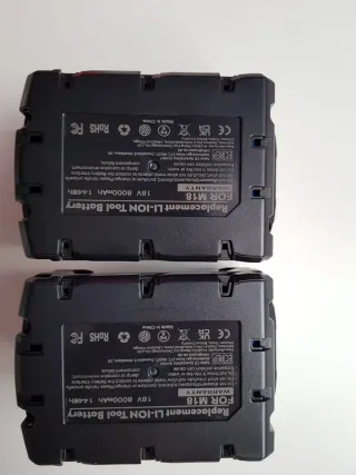2x Batterie Compatibili Milwaukee M18 8Ah LITHIUM-