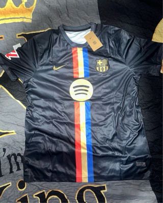 Camiseta FC Barcelona Nike Talla XXL Negra
