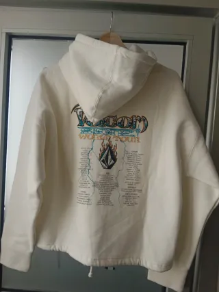 Sudadera Volcom Mujer Blanca