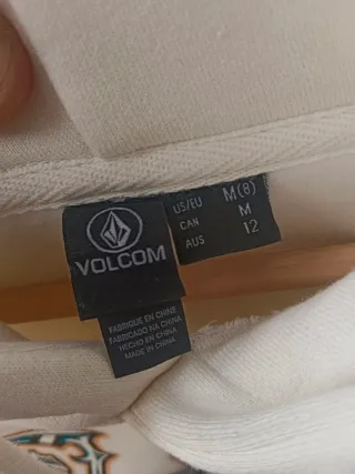 Sudadera Volcom Mujer Blanca