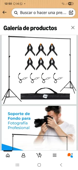 Soporte para trípode 200cm