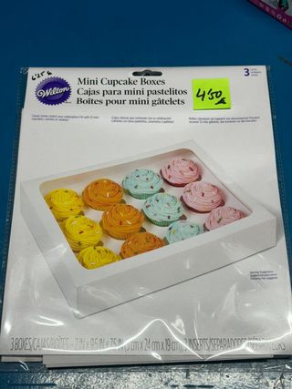 Scatole per 12 minicupcake Wilton