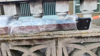 Gancho y soporte de remolque.