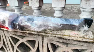 Gancho y soporte de remolque.