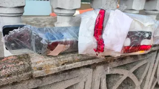 Gancho y soporte de remolque.