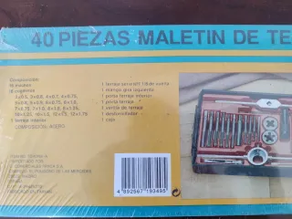 Maletín Terrajas 40 Piezas