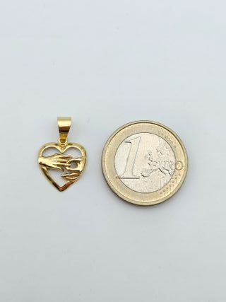 Colgante de Oro 18K, Anillo Pedida, 1,21gr, 2cm